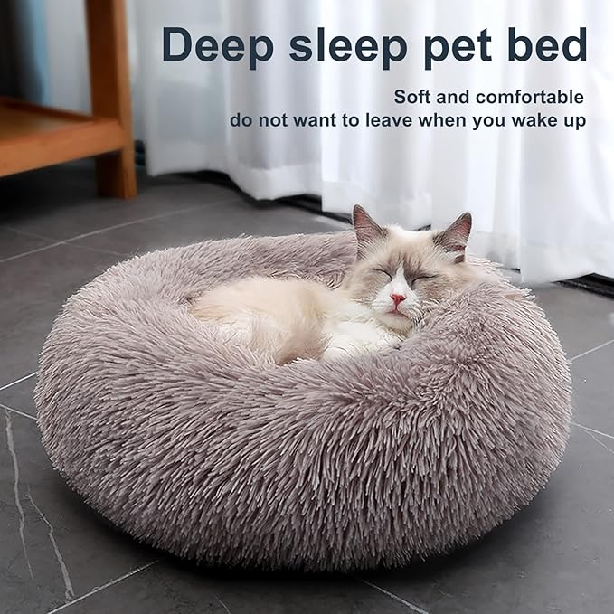 Nisrada Dog Bed for Small Medium Large Dogs, 24 inch Calming Dogs Bed, - Image 8