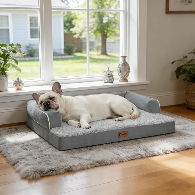 Orthopedic Dog Beds for Large Sized Dogs, Waterproof Egg Crate Foam Medium Dog - Image 9