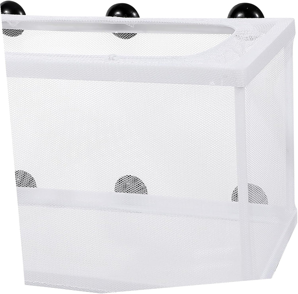 2pcs Fish Hatchery Box Aquarium Separation Net Nylon Incubator Mesh - Large Size