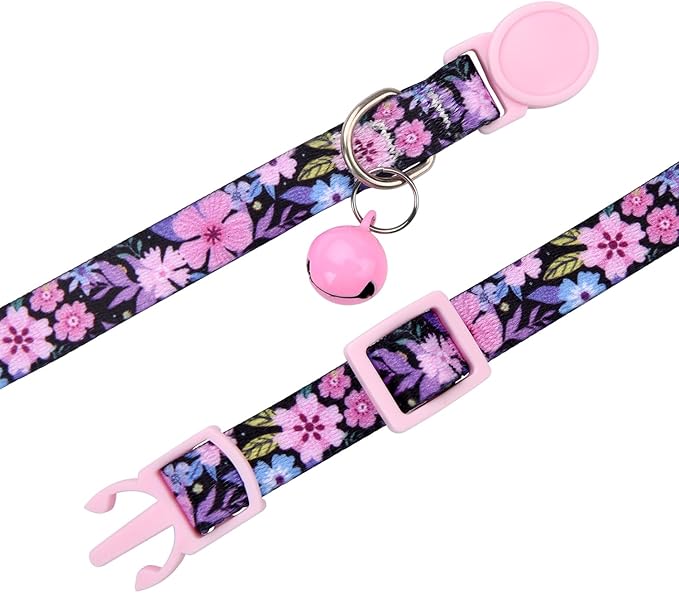 Cat Collar Breakaway with Bells, 3 Pack Girl Boy Pet Cat Collar with Bohemia - Image 5