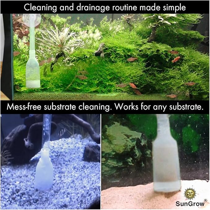 SunGrow Water Siphon Pump for Fish Tank - Image 5