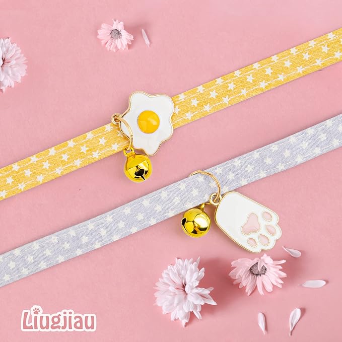 2 Pack Cotton Breakaway Cat Collar - Image 7