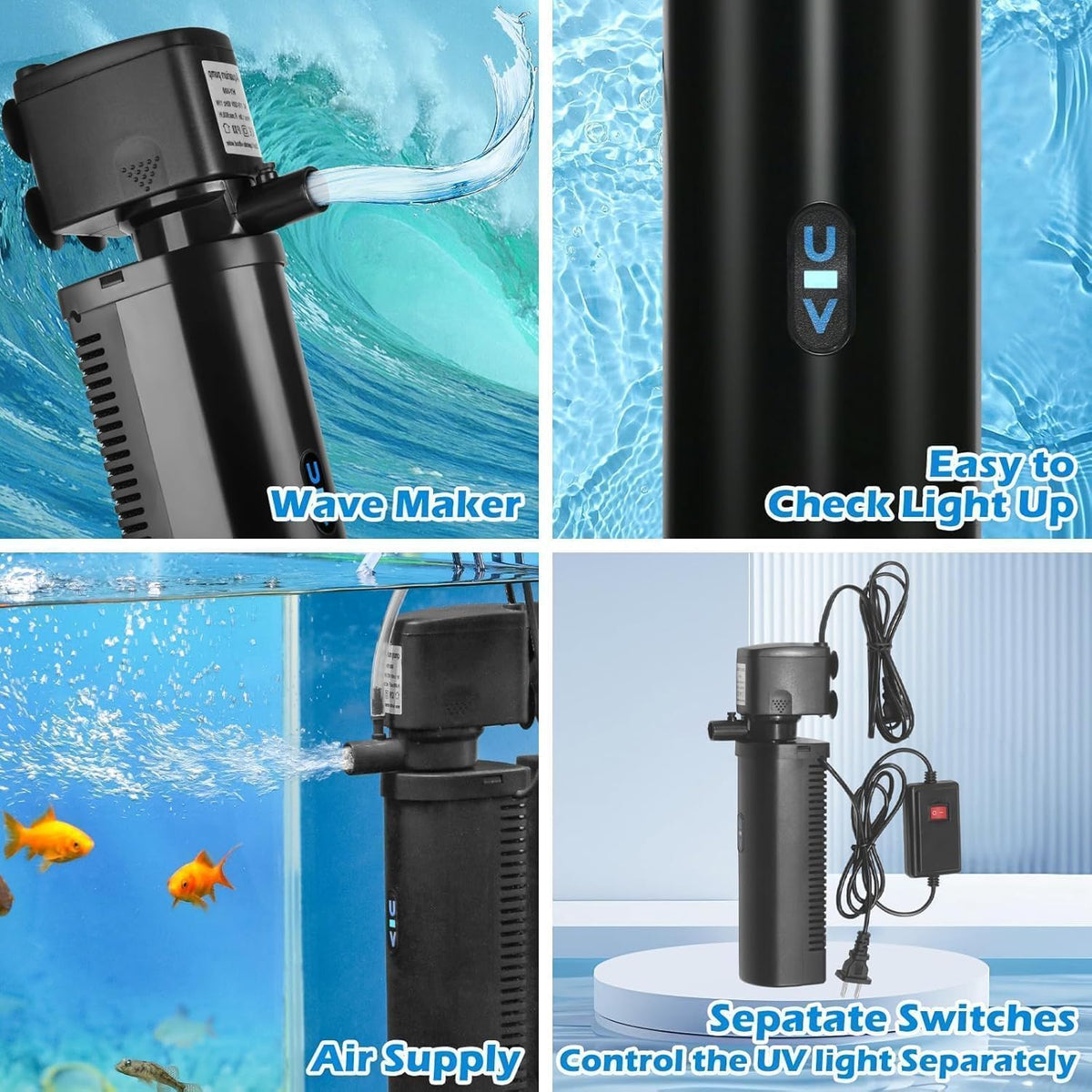 TARARIUM P10F Kit + Additional Filter Sponge