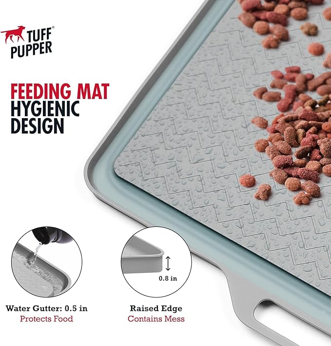 Tuff Pupper 18x12 Small Dog Feeding Mat - Image 5