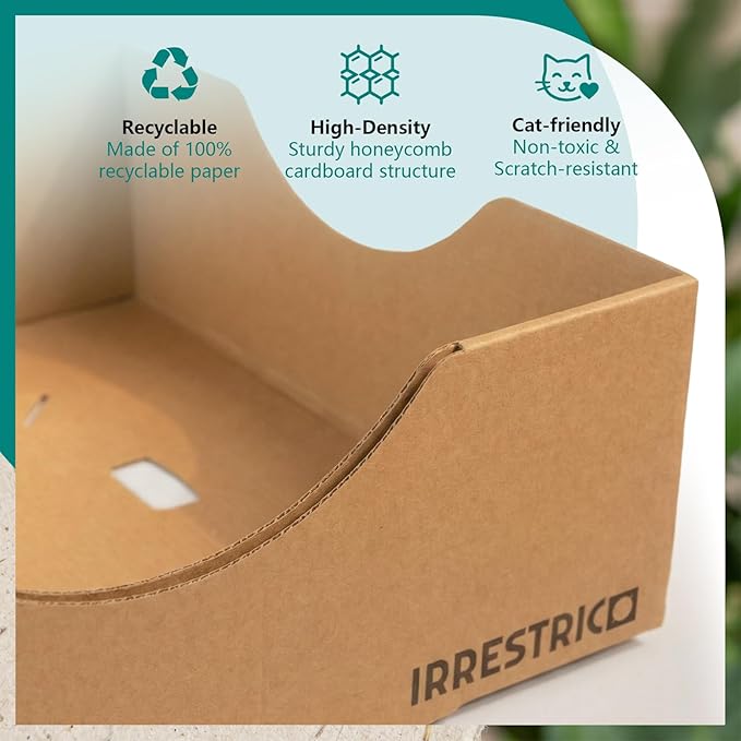 Modular Cardboard Cat Condo System, Bowl-Shaped Cat Bed Module, Foldable - Image 4