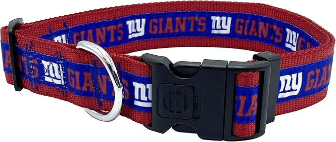 Pets First NFL New York Giants Licensed PET COLLAR, Extra Large by PETSFIRST