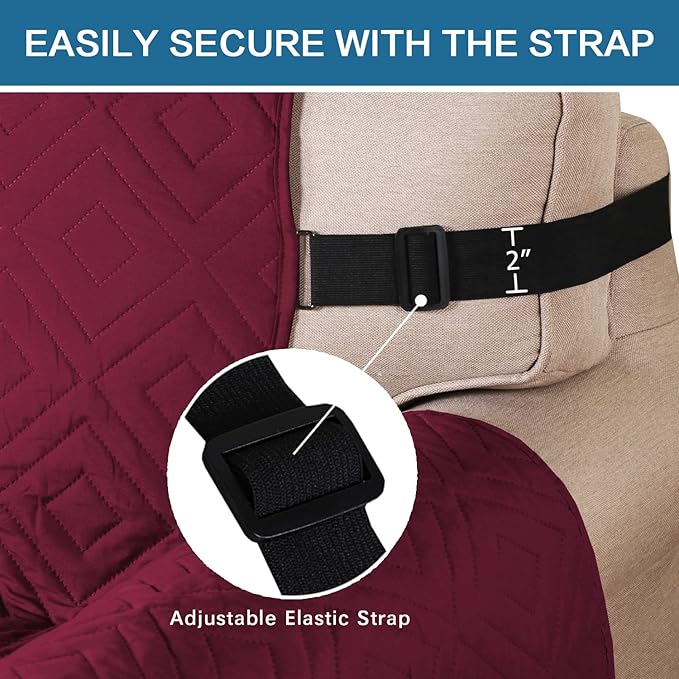 H.VERSAILTEX Reversible Sofa Slipcover Furniture Protector Water Resistant 2" - Image 4
