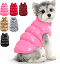 AOFITEE Dog Jacket Waterproof Dog Winter Coat Warm Fleece Pet Puffer Jacket