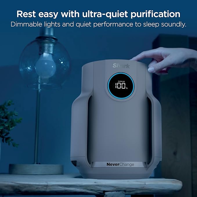 Shark Air Purifier for Home, NeverChange Compact Pro, for Bedroom, Home Office - Image 9