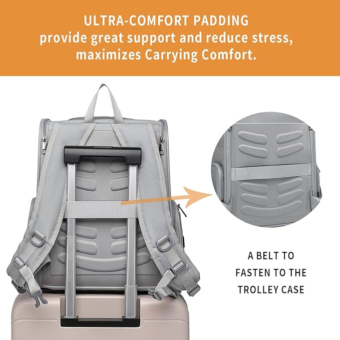 Cat Backpack Carrier for Small Dogs and Medium cat Puppy Kitten Bunny Pet - Image 8