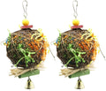 2 Pack Bird Cage Hanging Chewing Toy, Bird Shredding Toys for Parrots