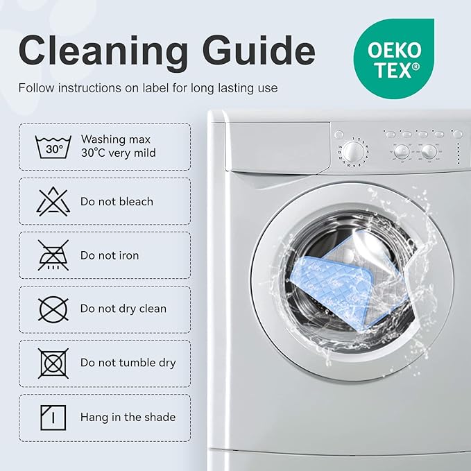 MH MYLUNE HOME Dog Cooling Mat 59" x 40" Arc-Chill Cool Fiber & Endothermic - Image 9