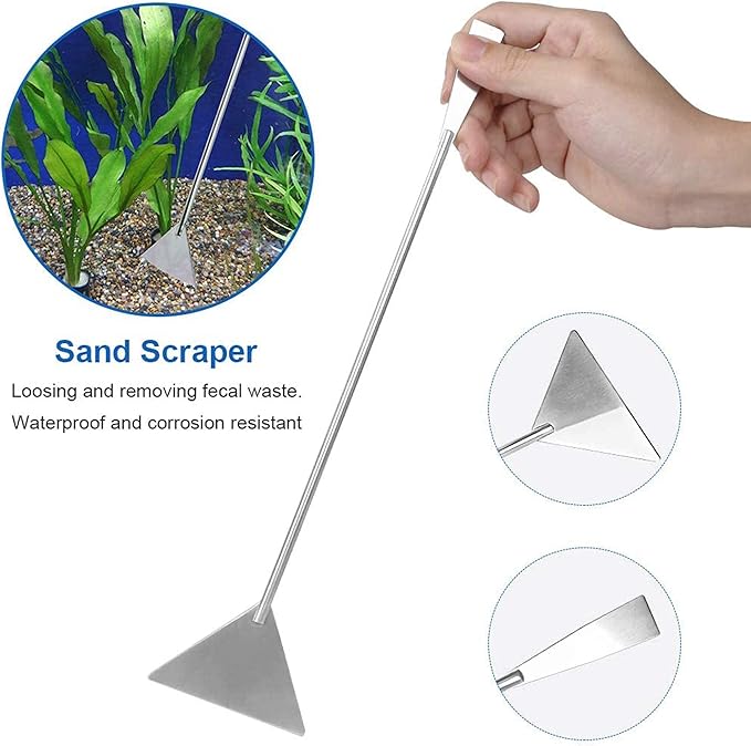 7 in 1 Aquarium Aquascaping Tools Kits, Stainless Steel Aquarium Plant Tools - Image 5