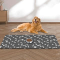 Dog Food Mat, Extra Large Absorbent Dog Mat by yuzshin