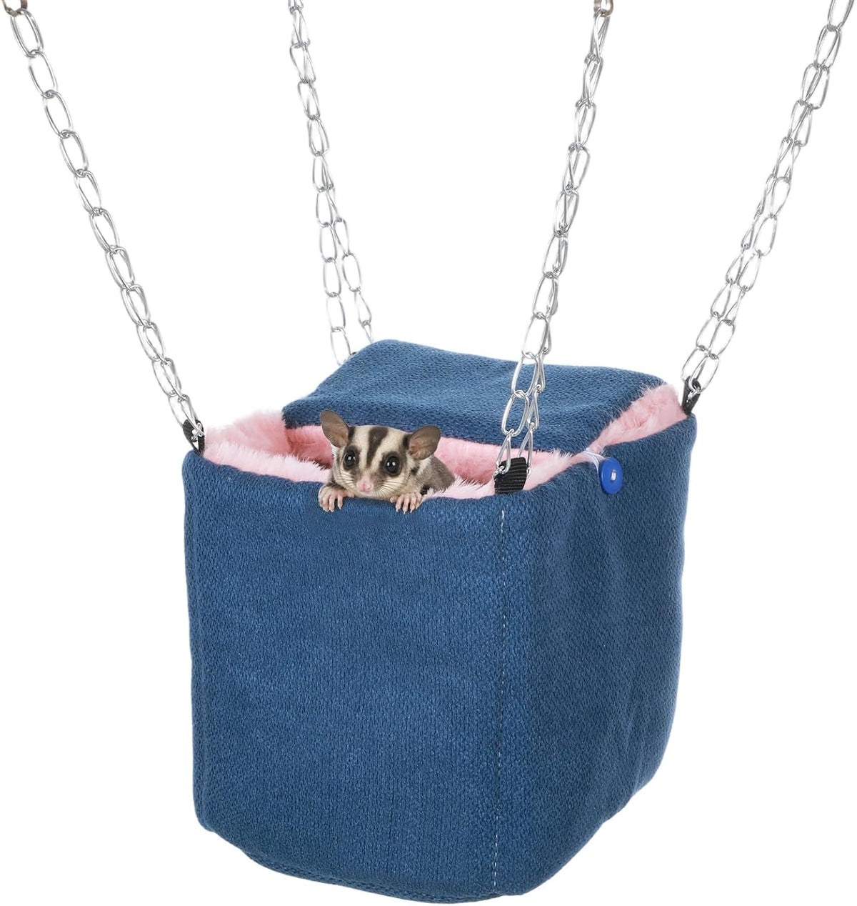 Sugar Glider Pouch, Rat Hanging Bed, Warm Pouch for Cage Sleeping Nest Bed