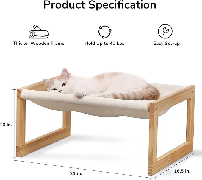FUKUMARU Cat Bed Hammock, Cozy Velvet Cat Couch - Image 7