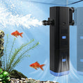 Aquarium Filter 264GPH for 20-75 Gallon Fish Turtle Tank 5in1 Submersible Internal Pumps & Filters Biochemical Sponge Filtration Powerful Keep Freshwater Saltwater Crystal Clear Small