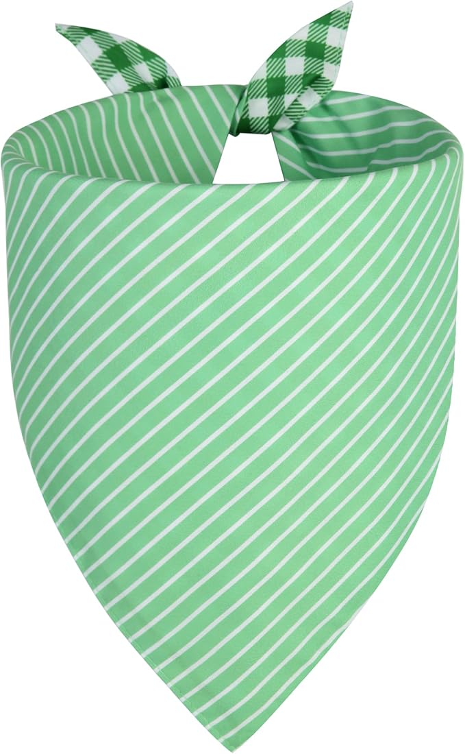 Dog Bandana Green XLarge 1PCS, Summer Spring Scarf - Image 2