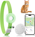 Cat Tracker, MINI GPS Tracker for Cats, No Monthly Fee Pet Tracker Compatible by ZFSJTAG