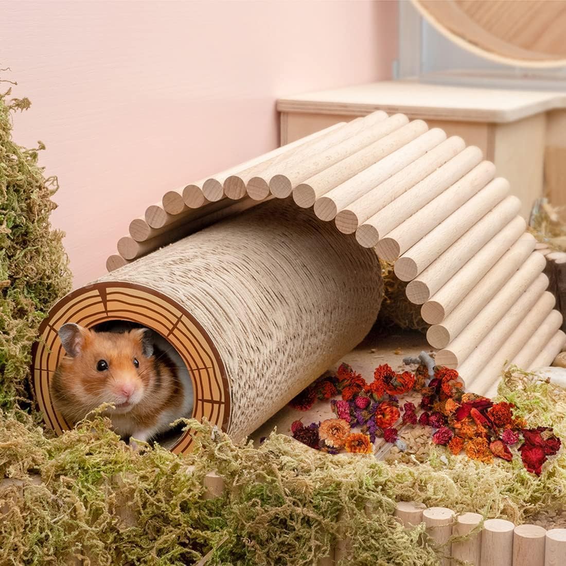 DZWLKJ Natural Flower & Herb for Hamster Bedding 7oz