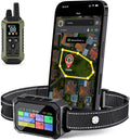 GPS Wireless Dog Collar Fence System - No Monthly Fee App Control, Custom Polygon Boundary & Remote Training, Free Phone Tracker for Up to 5 Pets, Virtual Electric Fence for Dogs