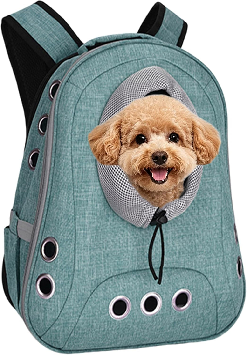 Small Dog Cat Chest Backpack Carrier,Large Space Ventilated Front Facing Backpack Carrier for Puppy,Lightweight Doggy Backpack for Hiking,Camping,Travel,Outdoor,Max 12 lbs(Pink)