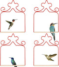 Hummingbird Swings 4 Pack, Rust Resistant Metal Frame by EYROSA