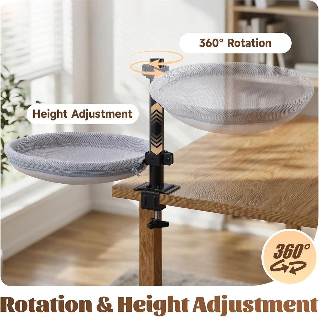 Cat Desk Bed with Interactive Hanging Ball