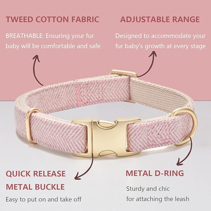 Soft Cotton Hemp Dog Collar - Image 2