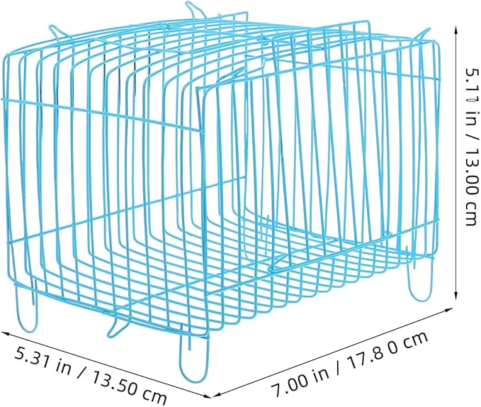 Kisangel Metal Bird Travel Cage Small Bird Cage Portable Carrier Storage s - Image 2