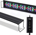 hygger Auto On Off Aquarium LED Light, 4 Mode Lighting Full Spectrum Fish Tank Light 24/7 Timer Colorful Fish/Sun/Nightlight/WRGB Cycle for Freshwater