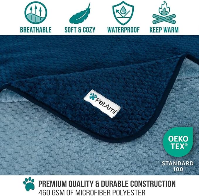 PetAmi Waterproof Dog Blanket, Leakproof Puppy Blanket - Image 3
