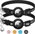 2 Pack Airtag Cat Collar Breakaway by LAFAYIspecializesinpetcollars