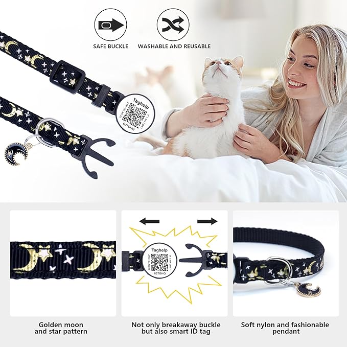 Upgraded Smart Cat Collar: Real-Time Scan Alerts & Shareable Pet Profile - Image 2