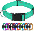 TagME Reflective Nylon Dog Collars, Adjustable Classic Pet Collar by TagME