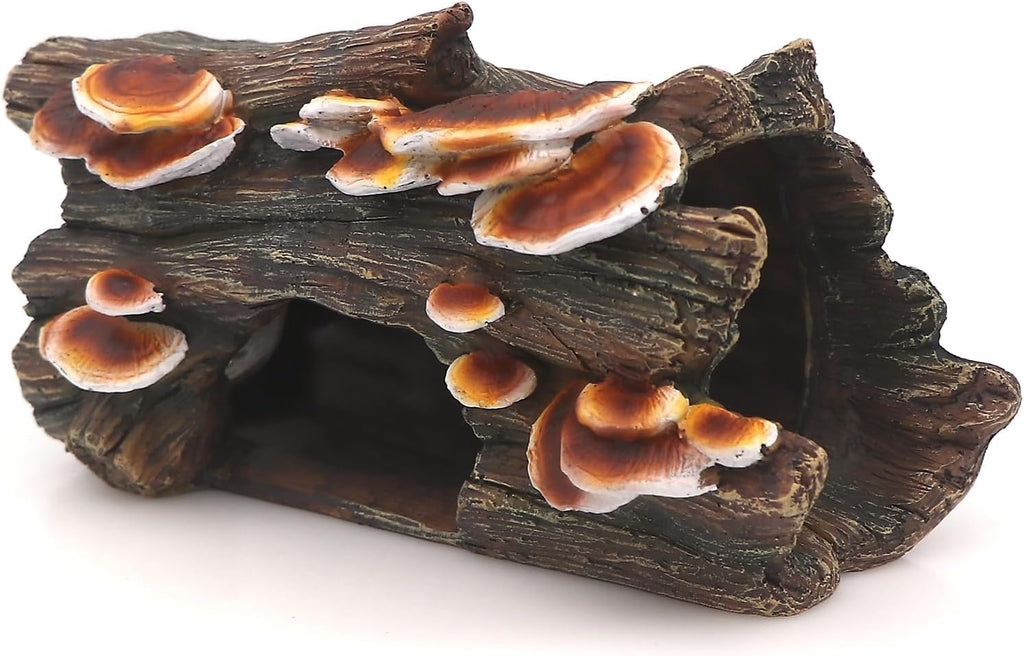 AQUA KT Reptile Tree Hollow Hideout Mushroom Ledge Rock for Lizard Snake