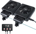 hygger Aquarium Cooling Fan with Smart Temp Control for 10-25 Gal Tanks
