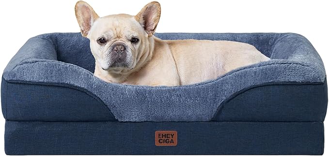 EHEYCIGA Orthopedic Dog Bed for Medium Dog, Waterproof Liner & Washable by EHEYCIGA