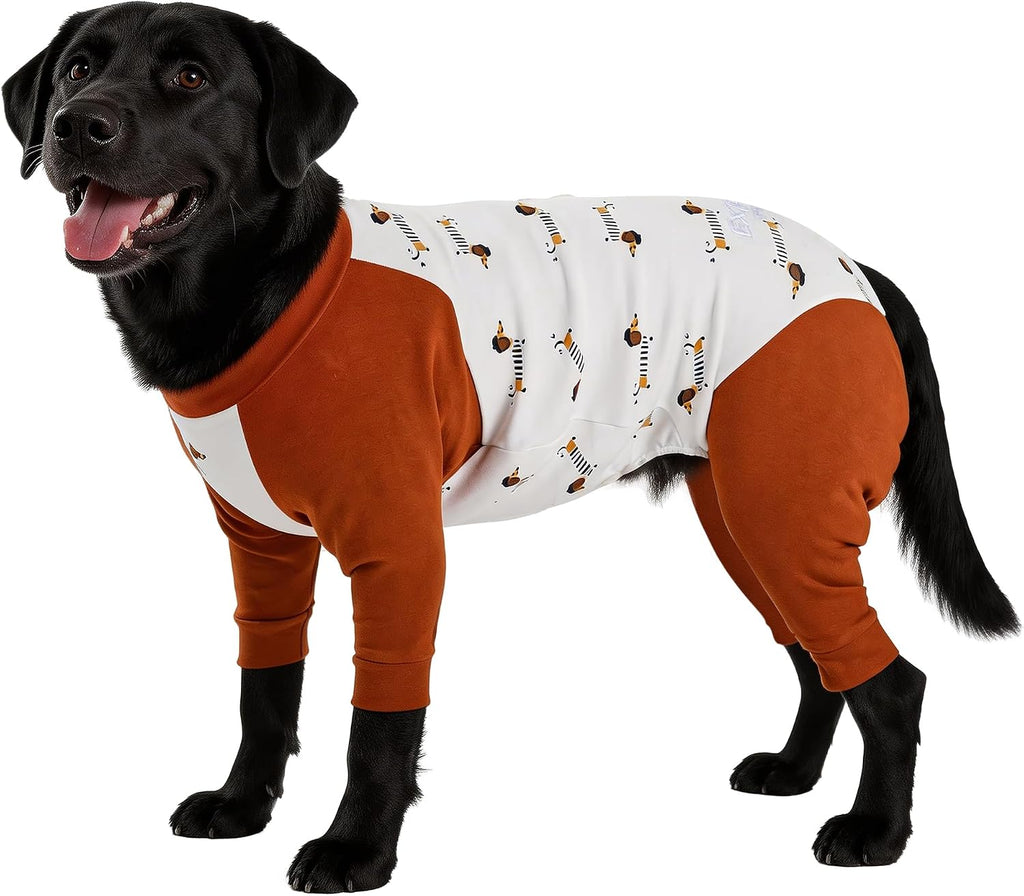 Dog Recovery Suit After Spay-Prevents Lick & Shed(Pink,S)
