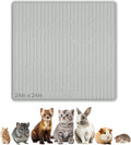 Silicone Pet Cage Liner Mat, 24" x 24"