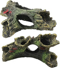 DoubleWood 2 PCS Decaying Trunk Betta Fish Driftwood Resin Crafts Ornament by DoubleWood