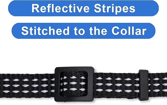Pawtitas Reflective Black Cat Collar - Image 4