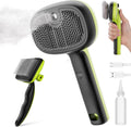 Pet Grooming Tool Bundle: Self-Cleaning Pet Brush + Steam Slicker Brush
