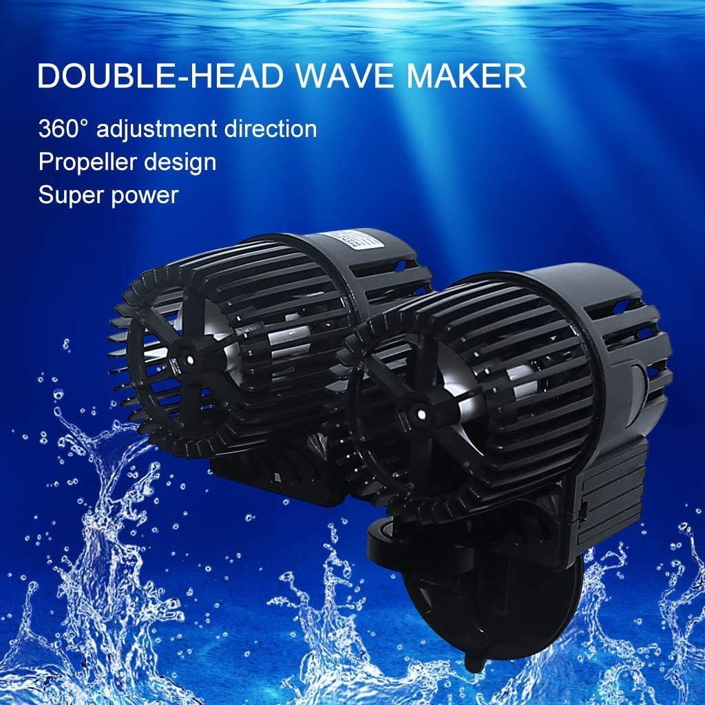 UPETTOOLS 6340 GPH Aquarium Circulation Pump, 360° Wave Maker