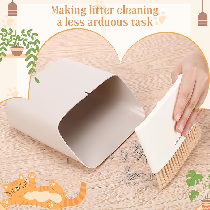Cat Litter Scooper Kit Wooden Handle Metal Cat Litter Scoop Includes Small - Image 3