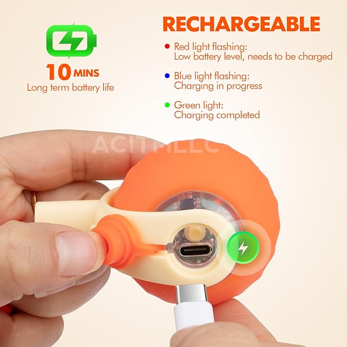 2025 New Interactive Cat Toy, Automatic Moving Cat Ball Toy - Image 5