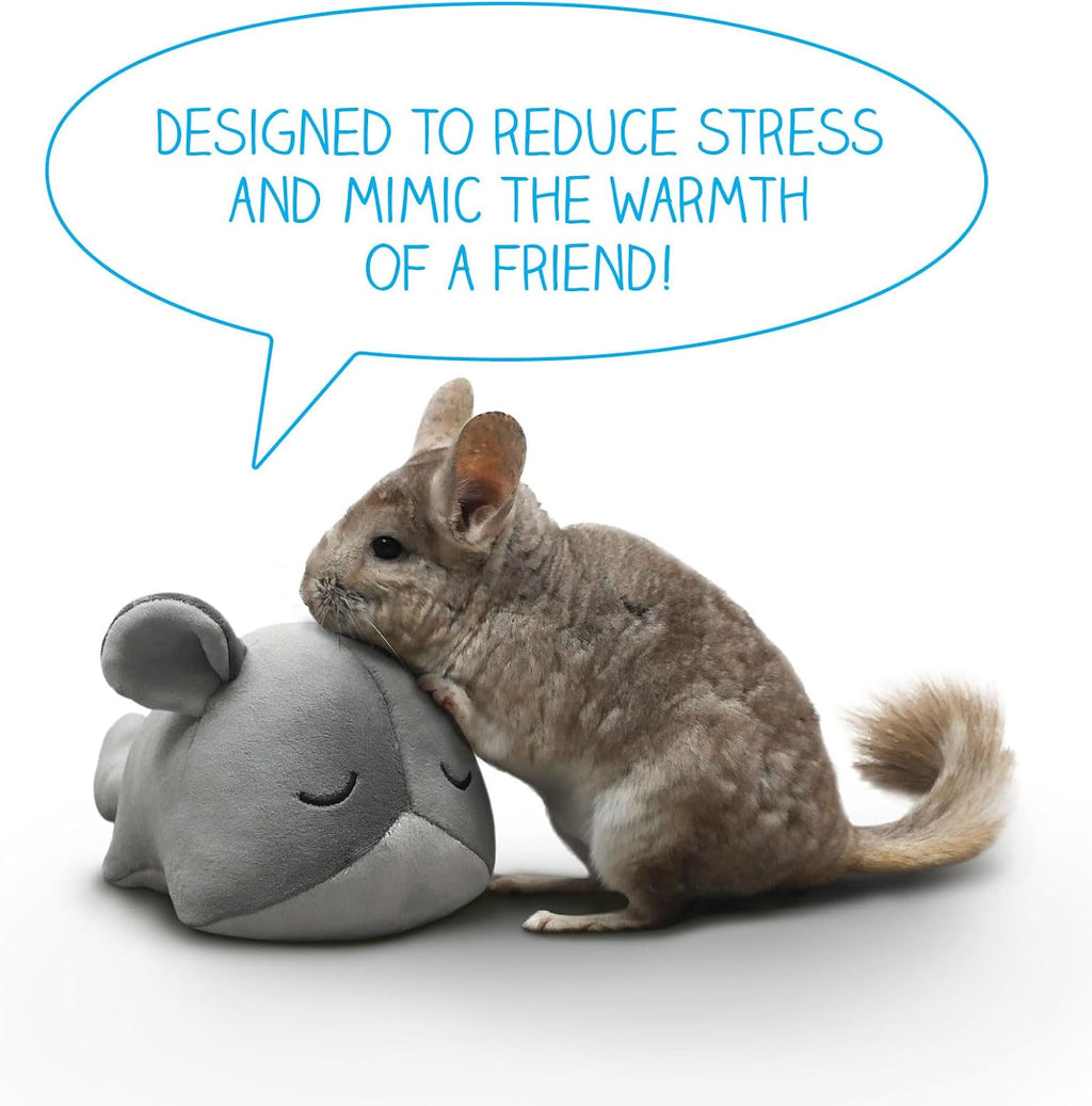 Paw Inspired Chinchilla Cuddler Plush Accessory Toy for Pets, 9 Inch, Gray