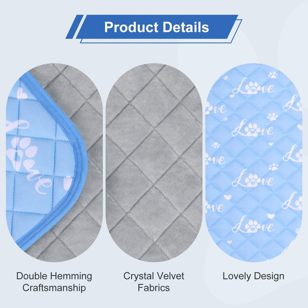 Dog Cooling Mat 48"x28" - Cool-Chill Cool Fiber,Double-Sided Cooling & Warm