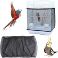 Bird Cage Seed Catcher, Bird Cage Net Cover Adjustable Bird Cage Netting Seed by Unknown