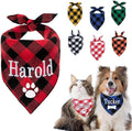 Personalized Dog Bandana Embroidered Name Custom Neckwear Dog Scarf Triangle by Ulicoprofessionalpersonalized